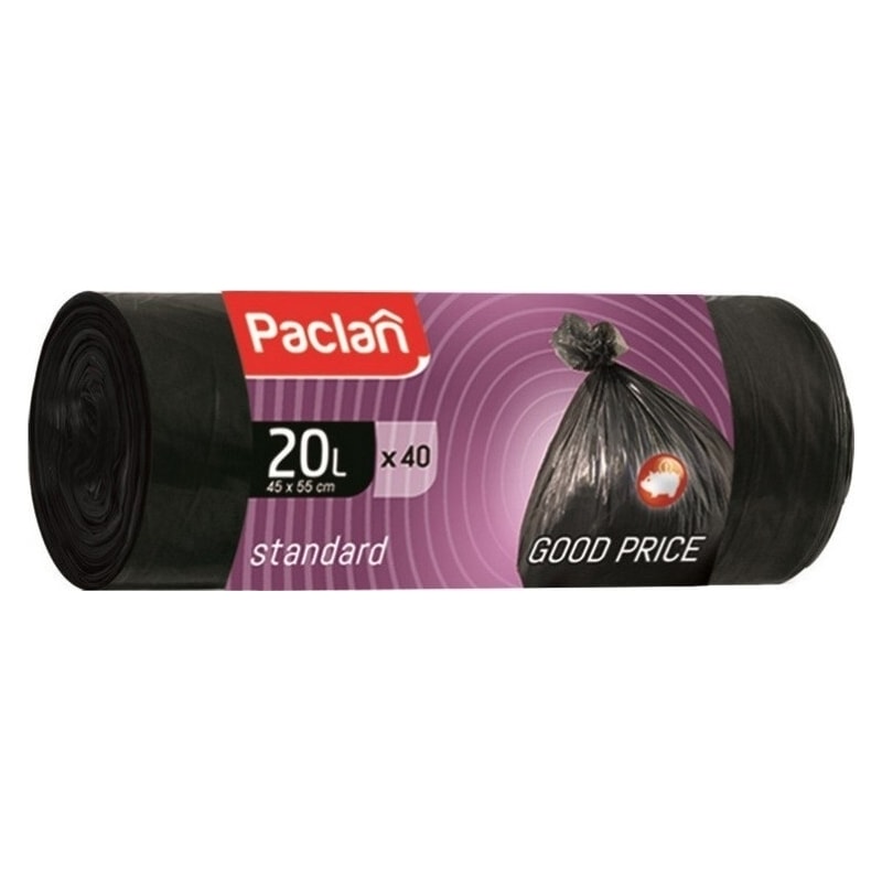 Пакеты для мусора Paclan 20 л. 40 штук